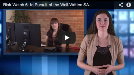 Risk Watch 6: In Pursuit of the Well-Written SAR Narrative (Part 1)