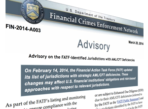 FATF Updated List of Deficient Jurisdictions